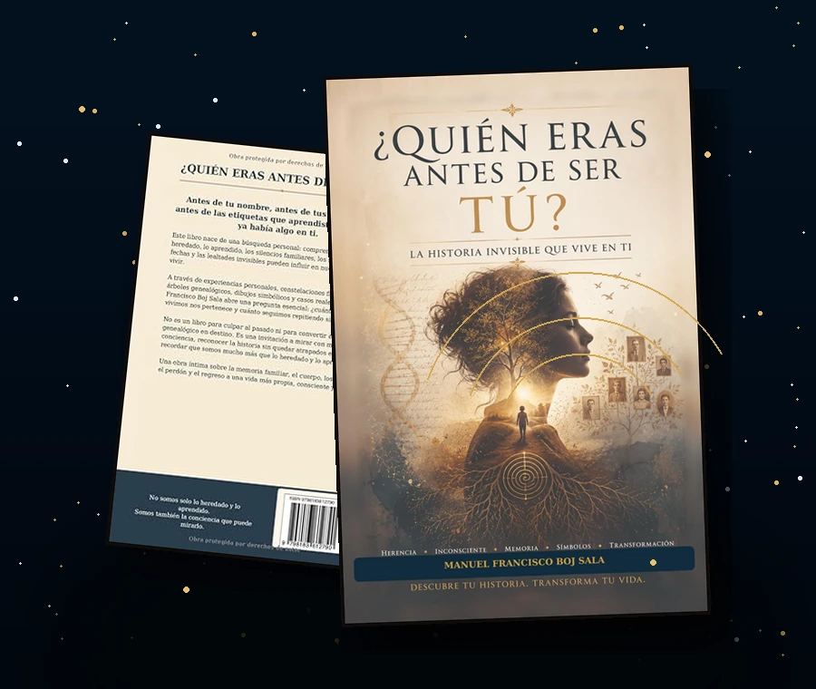 Portada y contraportada reales del libro ¿Quién eras antes de ser tú?